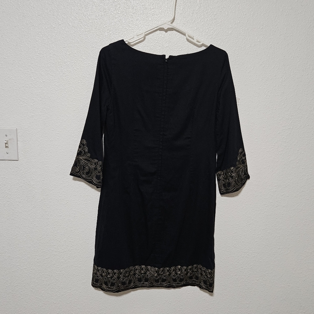 Lilly Pulitzer Shauna black embroidery dress size 4 - Picture 10 of 16